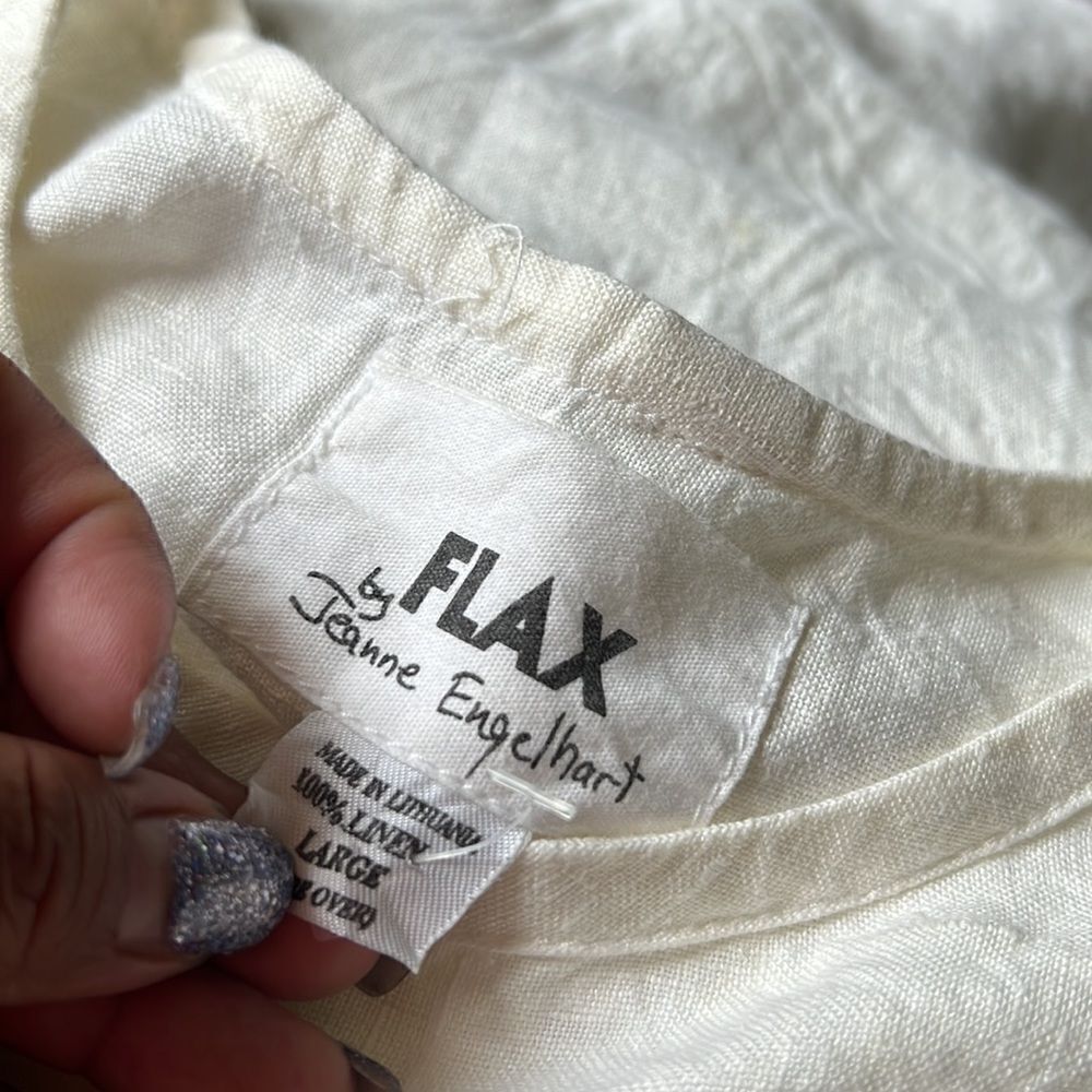 Flax linen top size L - Picture 5 of 5